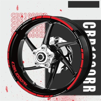 Αυτοκόλλητα για ζάντες Honda CBR1000RR  ST10033 Σετ Μπρός/Πίσω