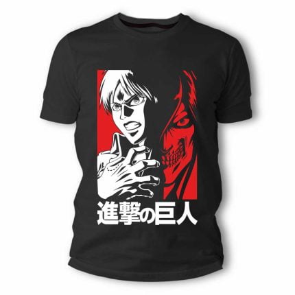 Attack on Titan Anime Άνιμε Μπλουζάκι T-shirt TS30044 Frisky
